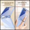 Luxury With Grip Ring Case for Samsung Galaxy Z Flip 7 6 5 4 3 ZFlip7 ZFlip6 Finger Buckle Solid Color Matte Shockproof PC Cover