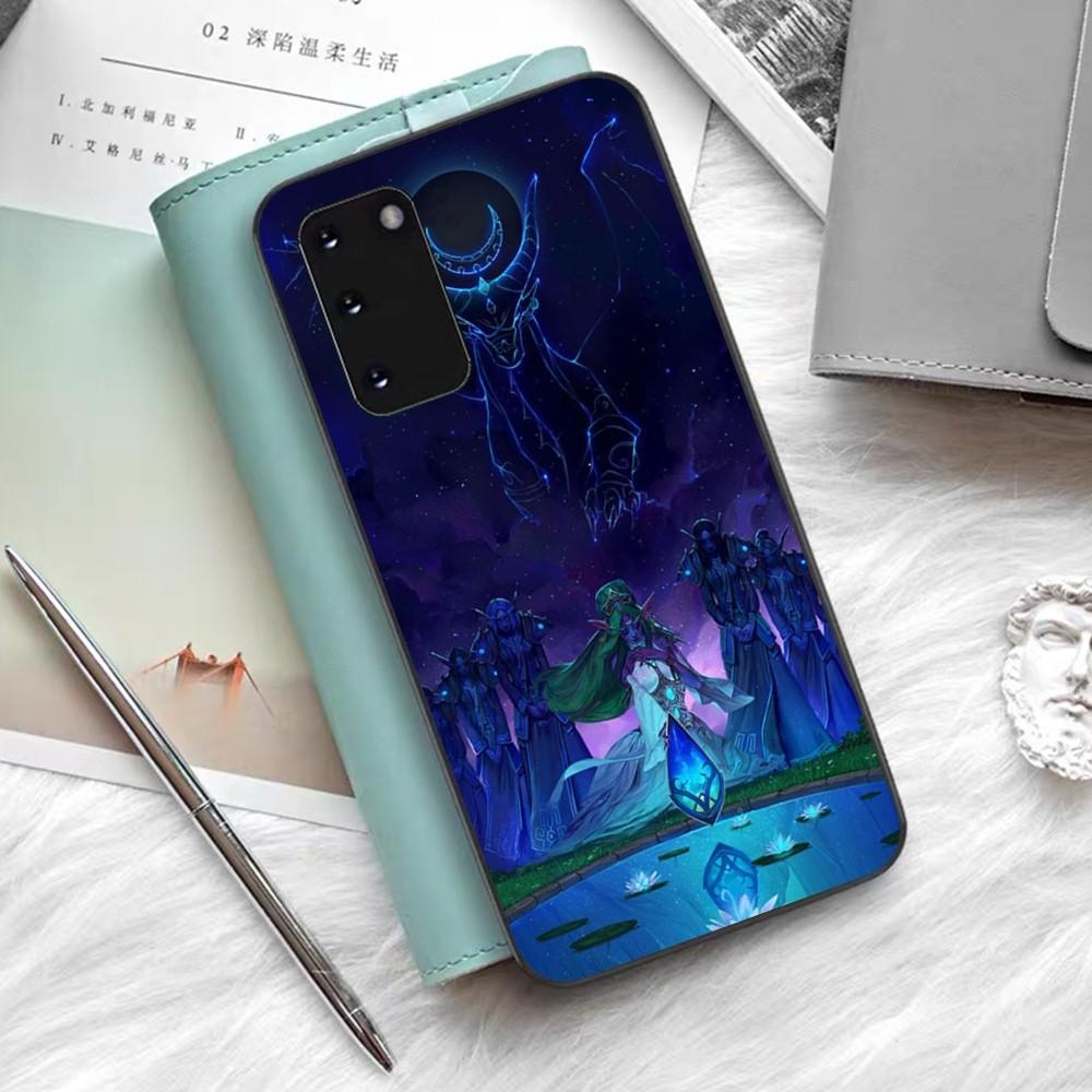 

W-World Of W-Warcraft Phone Case Silicone PC+TPU For Samsung S10 20 30 22 23 24 Plus Lite Ultra Cover Samsung S23 5g