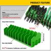Plier Storage Rack Anti Slip Detachable Pliers Cutter Storage Rack With 10 Slots Wrench Organizer for Garage and Workshop