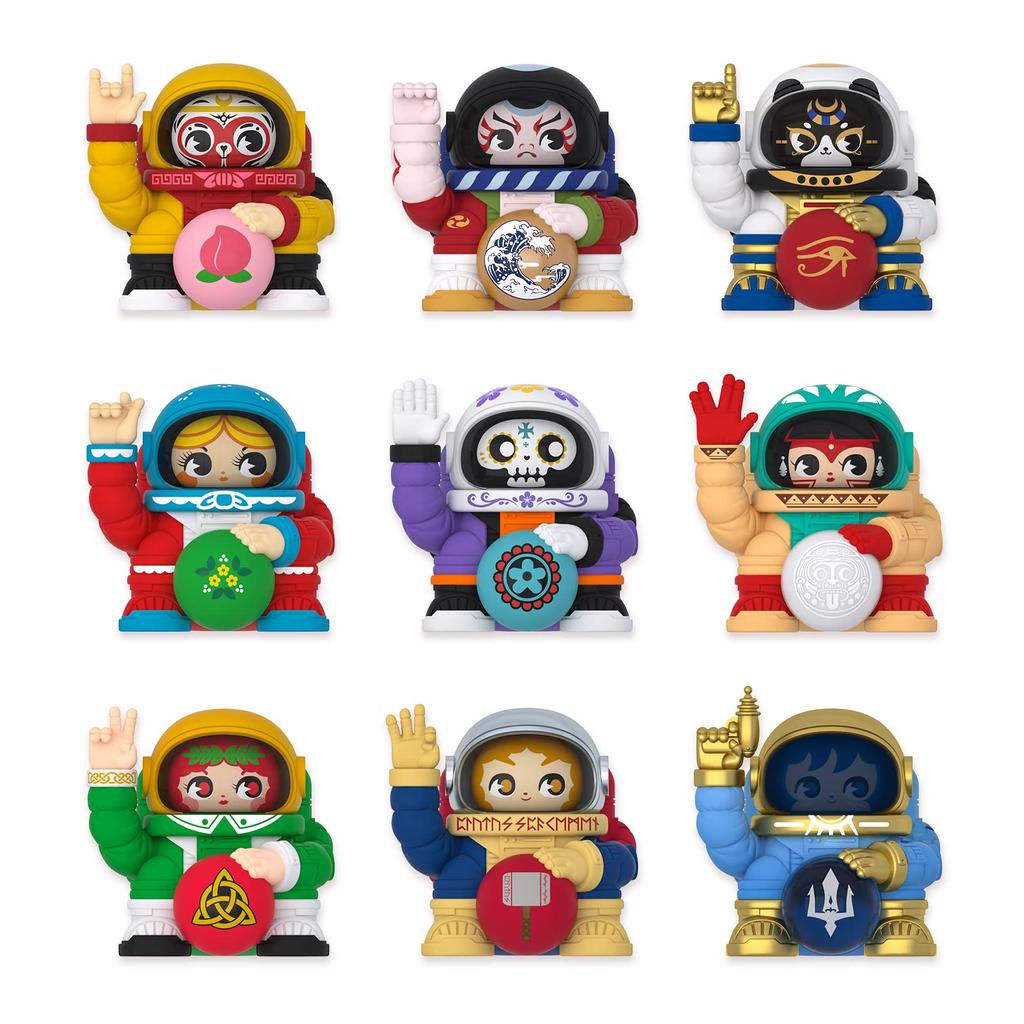 52TOYS Astronaut Cultural Heritage Series Blind Box 1PC Gacha Gacha Toy Lucky Bag Action Figure Collection Toy Desktop Decoration 2 Inch Birthday or