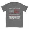 250 Years American Flag Anniversary USA 250th Birthda Cotton T Shirt For Unisex Summer Round Neck Tees Oversized Clothes