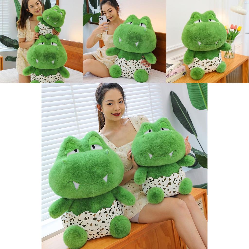 Eggshell Dinosaur Plush Toy For Kids Soft Pp Cotton Stuffed Animal Cuddly Gift For Boys And Girls