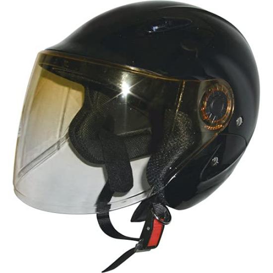 

Мотошлем Motobowatt BB Черный Универсальный размер Полулицевой (58-60cm) чёрный