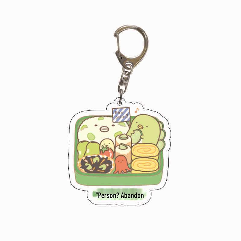 Acrylic Keychain: Japanese San-X Corner Creatures Anime Pendant for Backpack