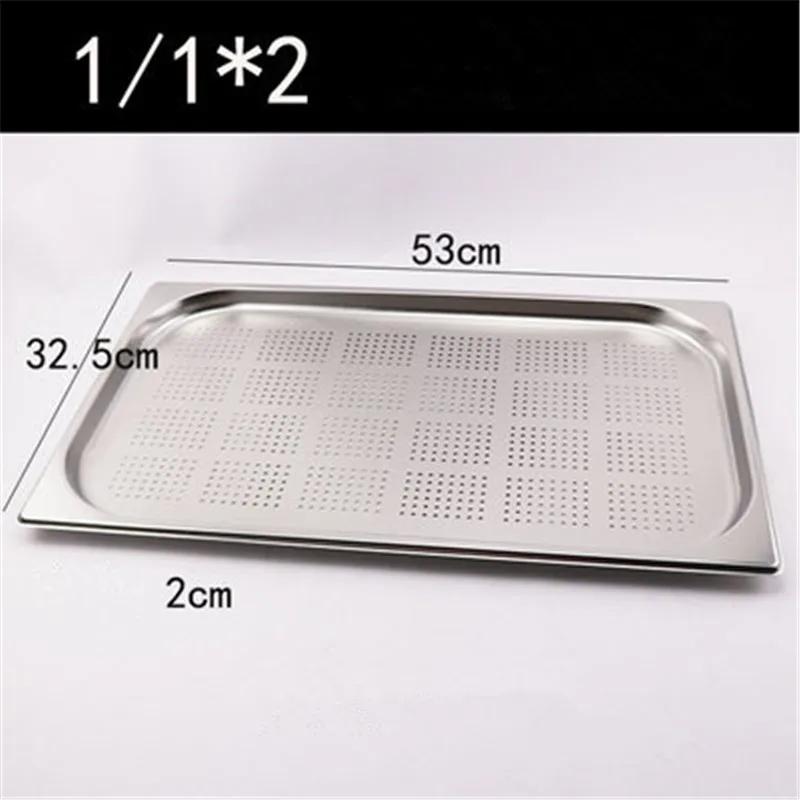 Heavy Duty Mirco-perforated Colander Stainless Steel Rectangle Strainer Fine Mesh Colander Kitchen Durable Strainer Rinse Drain