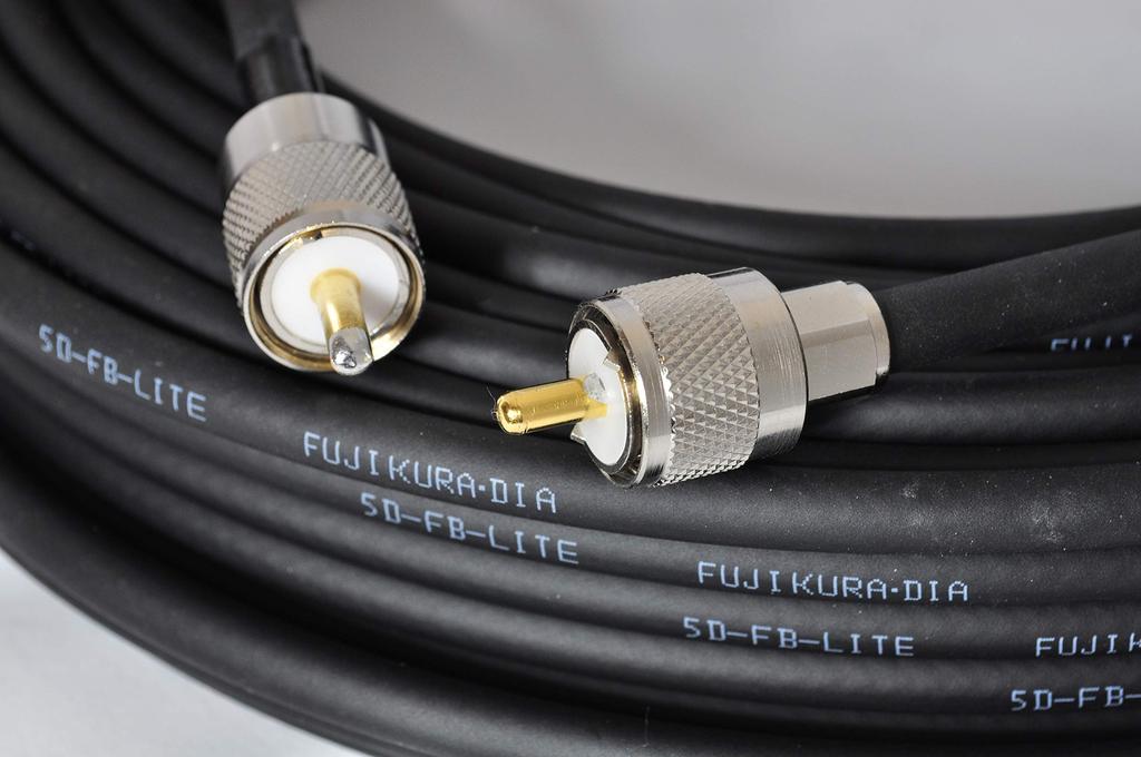 RADILA 5DFB einseitig abnehmbar SWR-Spezifikation Messdaten Übernommen von Fujikura Verlustarmer Amateurfunk Koaxialkabelsatz Für Feststationen