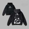 Anime Jujutsu Kaisen Gojo Satoru Itadori Yuji  Print Hooded Men Women Cotton Hoodies Vintage Washed Pullover Harajuku Sweatshirt