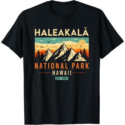 Haleakala Est 1961 Hawaii Vintage Retro National Park T-Shirt