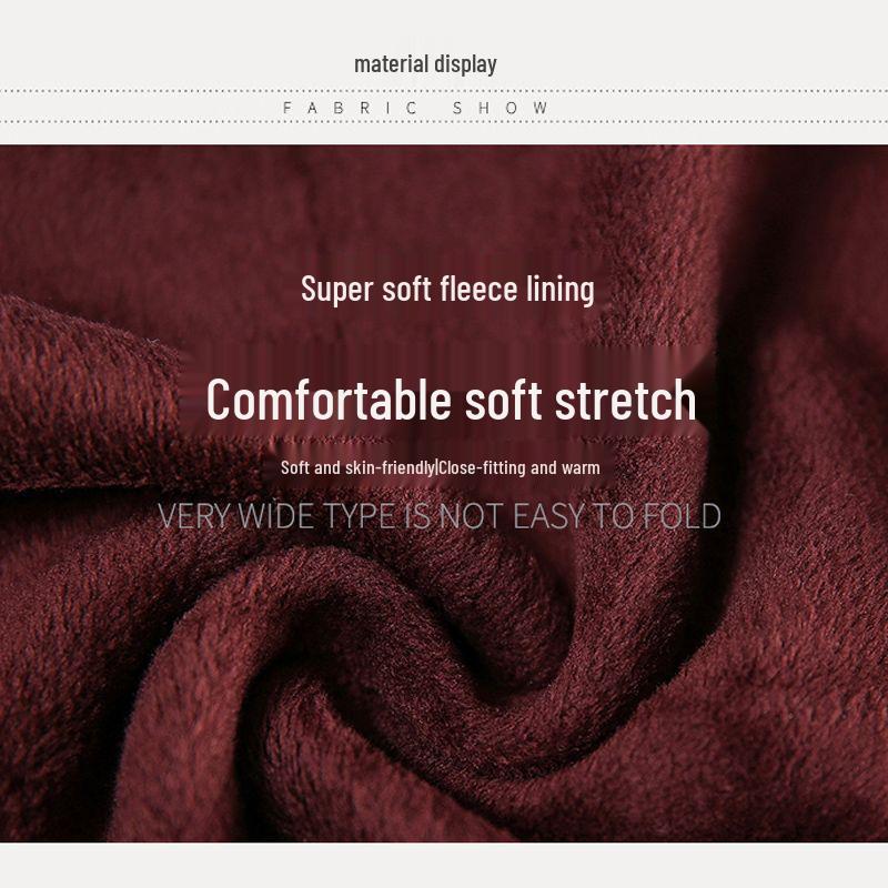 Women's Corduroy Straight-Leg Pants with Velvet Lining – Loose Fit for Autumn and Winter