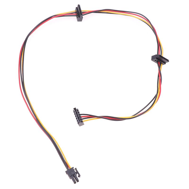 4Pin To 2-Port HDD SSD SATA Power Socket Cable Conector For 6000 6200 6300 8000 8100 8200 Computer Mainboard ATX PSU