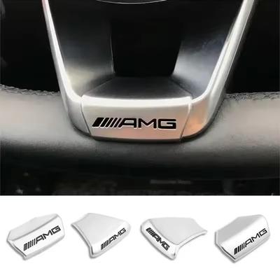Znak odznak na auto Dekoračná lišta na volant Nálepka pre Mercedes Benz AMG W206 W204 W205 W212 W213 W221 W222 W223 W251 W464