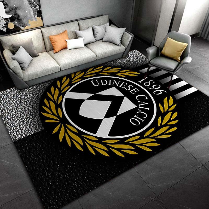 Udinese Calcio Logo Carpet suitable as a non-slip mat for the living room or bedroom sofa