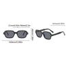 Classics Small  Yellow Lens Rectangle Glasses Men Women Fashion Fashion Clear Lens Eyewear