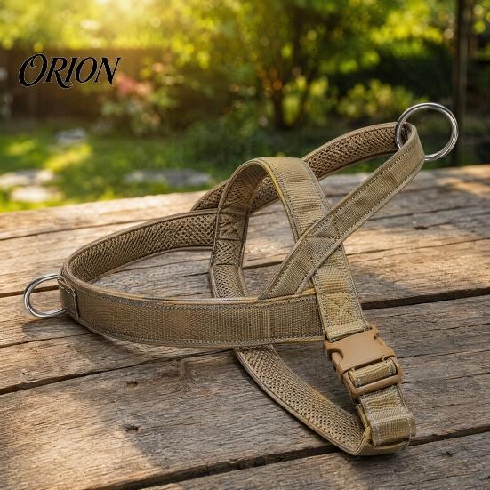 Easy On Off Dog Harness No-Pull with Handle, Adjustable Reflective Harness, Heavy-Duty No-fuss Padded Nylon for Medium Large Dogs Walking Training