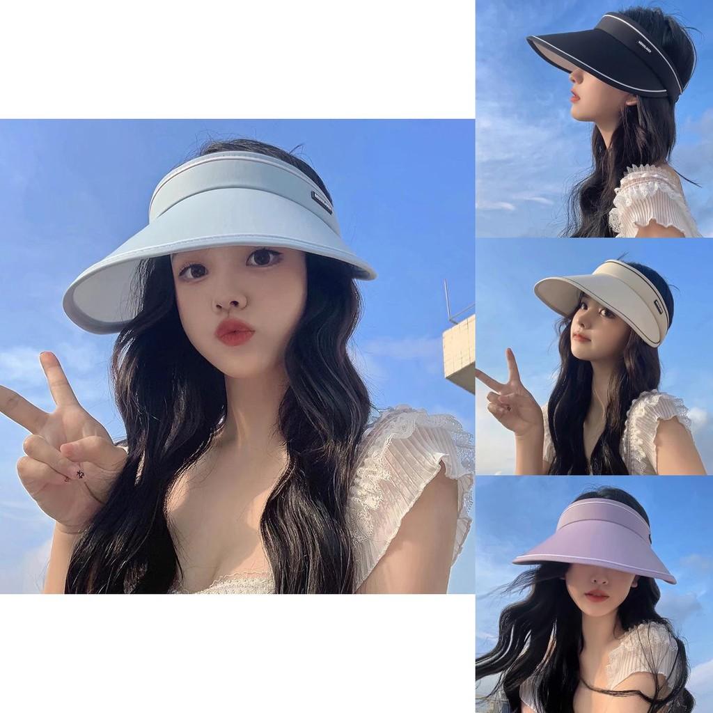 Summer Empty Women Top Hat Large Eave Uv Resistant Sunshade Sun Protection Hat