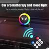Car Aromatherapy Atmosphere Light RGB Sound Control Music Rhythm Lights Car Interior Creative Air Freshener For Automotive Q4N9