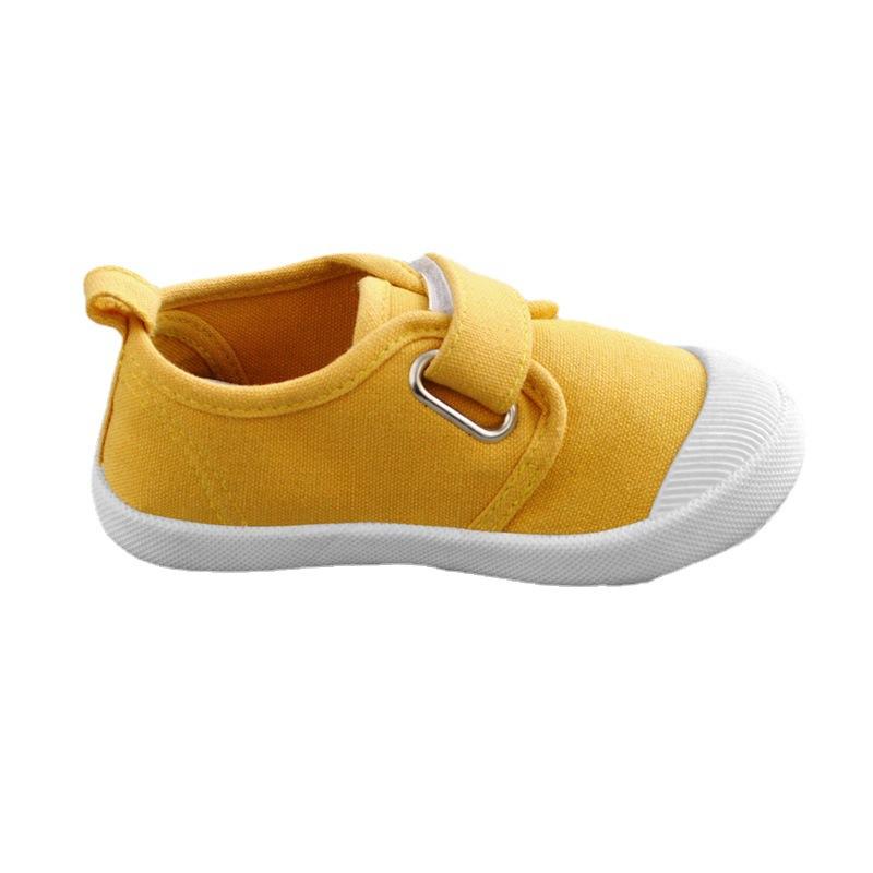 

Весенние и осенние мужские и женские парусиновые туфли для детей на липучках Classmates Kindergarten Baotou Anti-Kick Indoor Shoes 26