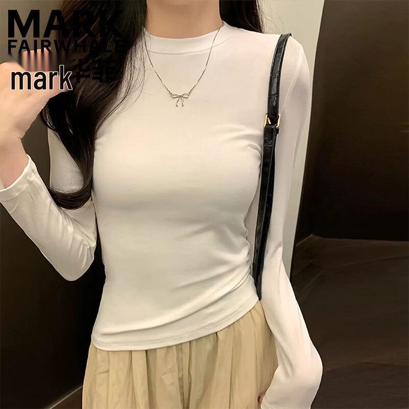Mark Fairwhale Women's High-Neck Slim Fit Long Sleeve Base Layer