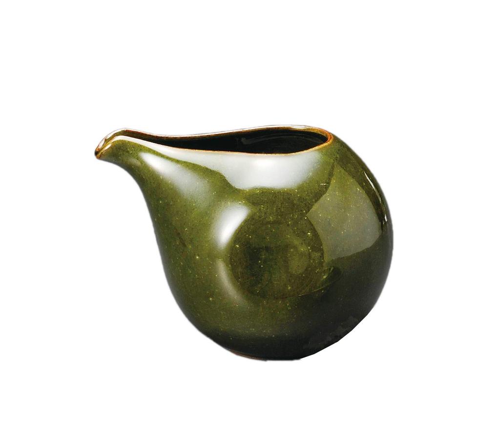 Mino ware cold sake cup, commercial use, made in Japan, 13 x 9.3 x 10 cm, 450cc, Oribe No. 2 round cold sake cup, product number 34415314