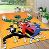 1Pc Power Rangers Galactic Heroes Carpet Rug Customizable Soft Washable Antislip Home Living Room Sofa Mats Personalized Rug 0917260