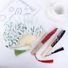 Handicrafts Home Decoration Gift Sea Shell Shape Hand Fan Folding Fan Photography Prop Dance Fan