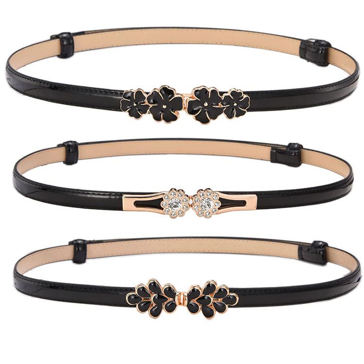 

Belt Ladies Decorative Belt, Sweet Rhinestone Belt, Butterfly Pair Buckle With Belt Women