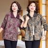 Modische Frühlings-/Herbstjacke für Frauen mittleren und höheren Alters, Übergröße