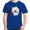 Cute Maltese Dog T Shirts Funny Graphic T Shirts Cotton Summer New Shirts And Tshirts Streetwear Cotton Unisexs Print T Shirt