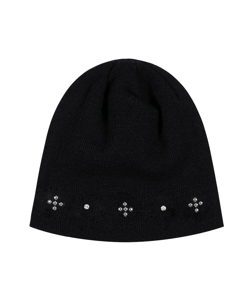 KAIFAI Kf Studded Beanie (Black) K25Ze185