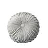 35cm Decorative Round Velvet Pleated Throw Pillows Couch Cushion Floor Pillow Vintage Pumpkin Throw Pillows For Sofa Chair Bed