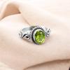 Peridot Gemstone 925 Sterling Silver Jewelry Handmade Boho Ring For Women Gift RR-14-4