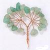 Natural Crystal Lucky Tree Head Accessories - Handmade Woven Home Decoration Ornaments, Semi-finished Product.
