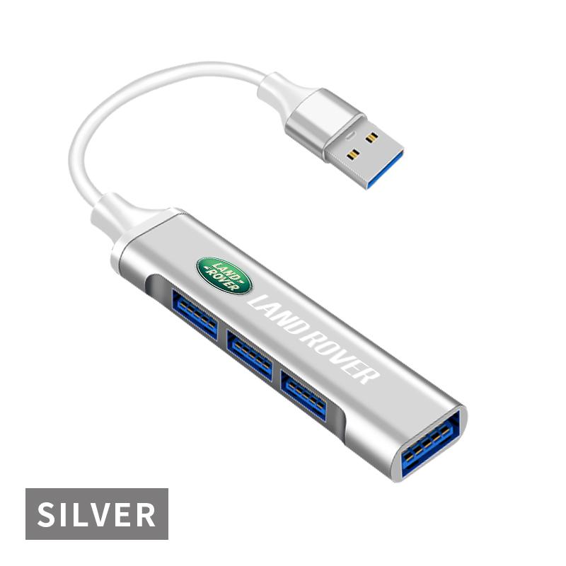 

4 порта USB 3.0 HUB TYPE-C Мульти Адаптер для автомобиля с высокой скоростью передачи данных для Land Rover Discovery Range Rover Evpque Defender Автомобильный держатель для очков Rover L322 L405 USB