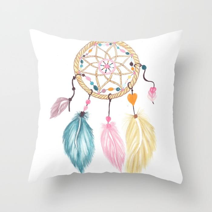 Boho Pillow Cover Dream Catcher Cushion For Home Sofa Chair Decoration Pillowcase Car Ornament