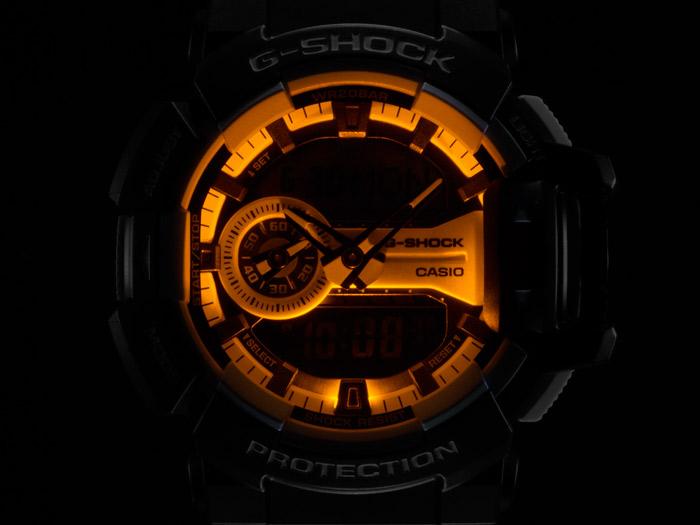 Casio G-SHOCK Men's Resin 200M Water Resistant Digital Shock Resistant Quartz Watch GA-400-1A