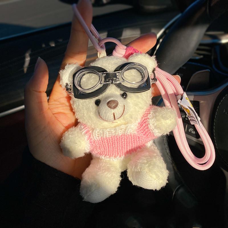 Ins Internet Знаменитость Пилот Плюшевый Медведь Плюшевый Подвесной Кукла Креативная Кукла Милый Медведь Кукла Брелок Сумка Подвесной Подарок