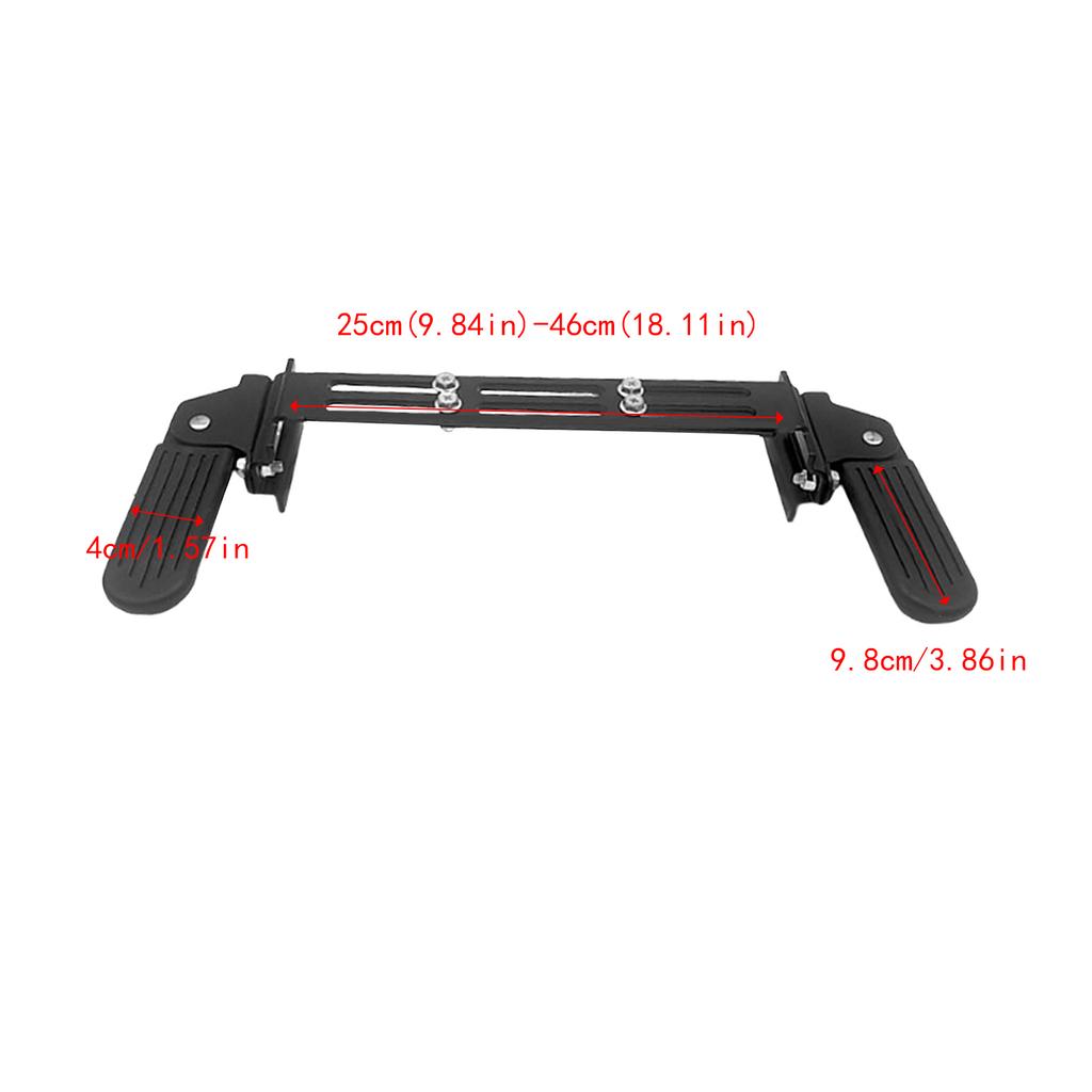 Electric Bike Pedal Stable Easy Installation Bike Foot Peg for Motorcycle E Bike Electric Scooter Mountain Road Bike Attachments