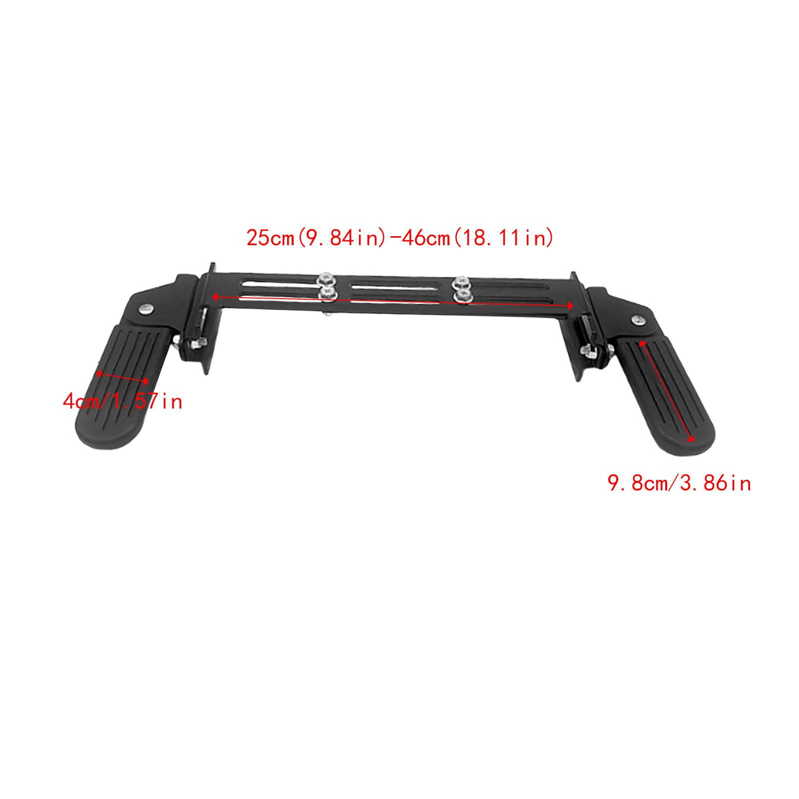 Electric Bike Pedal Stable Easy Installation Bike Foot Peg for Motorcycle E Bike Electric Scooter Mountain Road Bike Attachments Type B