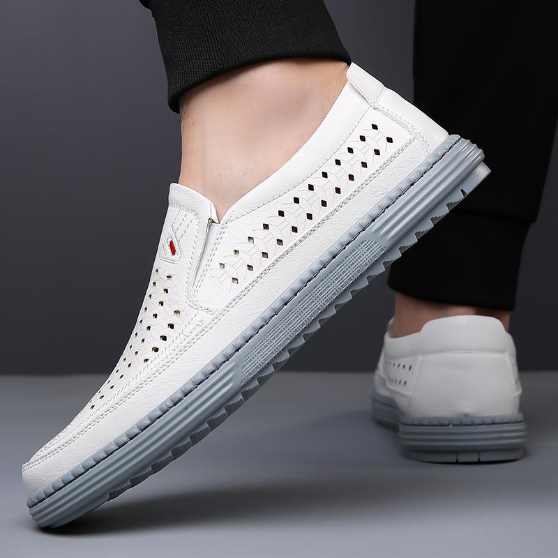 Summer Men's Golf Shoes Outdoor Fashion Anti Slip Breathable Golf Men's Lightweight Leisure Comfortable Walking Shoes Size 38-44