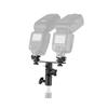 Flash Brackets T Shaped Dual Flash Bracket Speedlite Stand Black