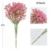 10 Bunch Plastic Artificial Flowers Gypsophila 29cm 7 Colors Garden Wedding Decoration DIY Fake Flowers Bouquet