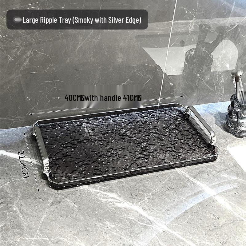 2023 Luxury Tea Tray Set: Elegant Tea & Water Cup Tray for Living Room or Club Coffee Table
