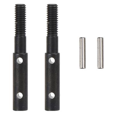 2pcs Front Rear Portal Stub Axle Shaft Fit for Axial Capra SCX10 III AX103007 110 RC Crawler Car