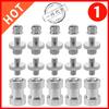 5-Piece Metal DSLR Camera Adapter Set: 1/4 To 3/8-Inch Interchangeable Screw for Mic Stands