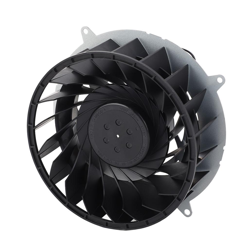 Internal Cooling Fan for PS5 Slim Console ABS Aluminium Alloy Efficient Heat Dissipation Quiet 19 Bl