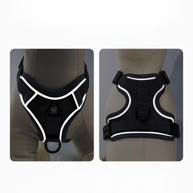 The Cat Leash Is Anti-break and Adjustable. It Is Breathable and Does Not Strangle The Necks of Cats and Dogs