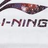 Li-Ning Starry Letter Logo Round Neck Short Sleeve Competition Striped Mid Waist Five Point Shorts Casual Sports Suit AHSS971-3+YAPV001-1