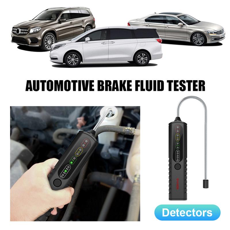 Hydraulic Oil Moisture Analyzer High Precision Brake Liquid Detector Brake Fluid Inspection Tool Oil Quality Checker for Vehicle