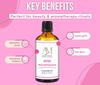 Aadi Mool Rose Essential Oil | Pack of 2 x 15ml | Pure & Natural Rose Oil for Skin Care, Face, Hair & Aromatherapy | Rose Oil for Diffuser, Massa