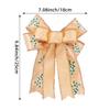 Wreath Bow Double Layer Tree Ornament Christmas Decorative Bows For Farmhouse Bedroom Dormitory Hallway Wedding Outdoor Yard
